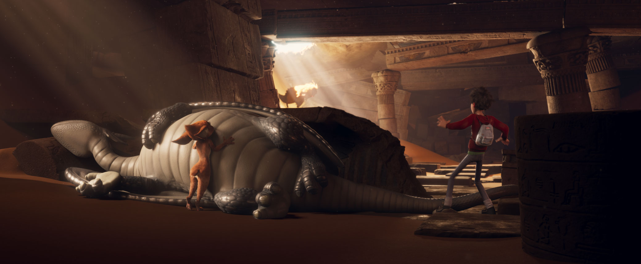 3d animation feature film Dragonrider by Keller.io